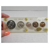 1961 US Coin Silver MINT Proof Collector