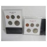 Lot (2) 1983 Denver MINT Coin Sets w/ Holders