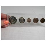 1963 Silver US Coin MINT Set in case