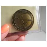 USMC Marines Coin~Token Collectible w/ Paperwork