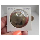 1984s PROOF Kennedy Half Dollar Coin sleeved