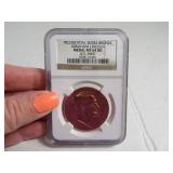 Graded ABE LINCOLN Bronze US Mint Medal