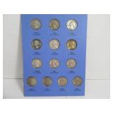 Lot (13) Silver Washington Quarters organized