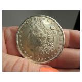 1880s Morgan UNCirculated Silver Dollar Coin