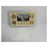 4pc PRESIDENTS $1 Coin Proof Mint Collector SET