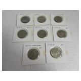 Lot (8) AUish SusanBAnthony $1 Coins Sleeved