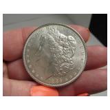 1886 Morgan UNCirculated Silver Dollar Coin patina