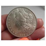 1898 Morgan UNCirculated Silver Dollar Coin