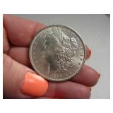 1890 Morgan UNCirculated Silver Dollar Coin