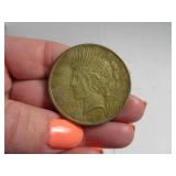 1924 PEACE Silver Dollar Coin AS IS