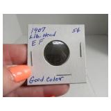 1907 Liberty Head V Nickel Coin sleeved