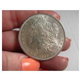 1889 Morgan UNCirulated Silver Dollar Coin
