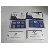 1999/2001 US Proof Quarters MINT Sets 1/2