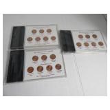 Lot (3) 1982 Lincoln Cents Pennies MINT Sets