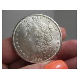 1884cc Morgan UNCirculated Silver Dollar Coin