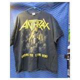 ANTHRAX "Among The Living Dead" XXL T-Shirt