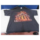 2005 DISTURBED FistPower "L" Concert T-Shirt as is