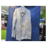 Vtg LEE Sanforized Blue Stiped XL Button Up Jacket