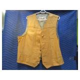 SCHOTT Leather 60s era Sleeveless Vest "44"