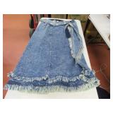 SimplyBarbaraCO Denim Vtg L Dress w/ Belt EXC
