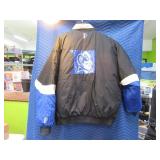Vtg 80s DUKE BLUE DEVILS Rev. L Slick Coat EXC