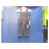 New HILFIGER sz12M Infant/Kids Denim Overalls