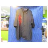 Mens XXL DragonFly Roadhouse Button Up Biker Shirt