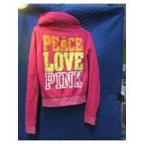 PINK VicSecret WomensSM Zip UP Hoodie