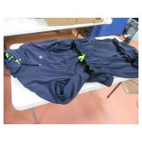 RUSSEL Mens2XL Blue/Green Sweatsuit 2pc SET