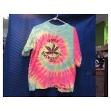 GANJA UNIVERSITY vtg SierraTeez XL TieDie TShirt