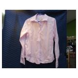 New BANANA REPUBLIC Womens10stretch Pink Shirt $59