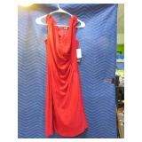 New ADRIANNA PAPPEL womens6 Red Dress $120tag