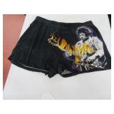 Vtg JIMI HENDRIX Themed L Shorts Unusual