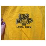 1997 U2 POP MART "Crew Only" XL T Shirt