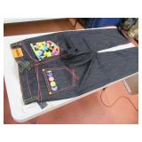 New COOGI Mens36 Designer BrightColor Jeans