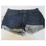 J CREW Womens14 HipSlung Denim Shorts EXC