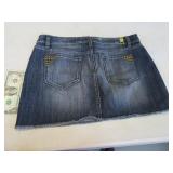LCLaurenConrad womens10 Denim Short Skirt
