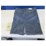 LEVEL99 womens29 Denim MidLength Skirt EXC