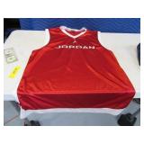 JORDAN brand Red Slick LG Vtg Top