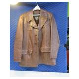 Vtg 70s GRAIS USA Leather Lined Sport Coat Mens40R
