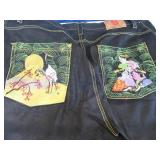 RMC Designer Mens42 Denim Oriental Pocket Shorts