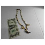 Beautiful 20" BearClaw~ElkTooth Necklace NEAT