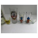Lot (5) Sex Themed Shot Glasses