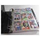 Folder Full Football & Baseball Sports Cards
