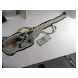 Classic ZEBCO 33 Fishing Reel Combo w/ Carry Case