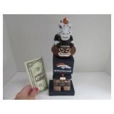 Wooden BRONCOS 12" Totem Look Pole Decor