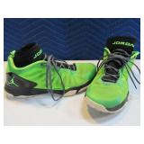 Bright Green JORDAN szUSA12 Sneakers Shoes as is
