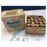 Antique WINCHESTER 2pc Shotgun Shell Box RARE