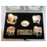 BRONCOS SuperBowlXXXIII 5pc Pin Set Only2500Made