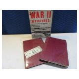 2pc Book Set:  WWII In Pictures Vintage